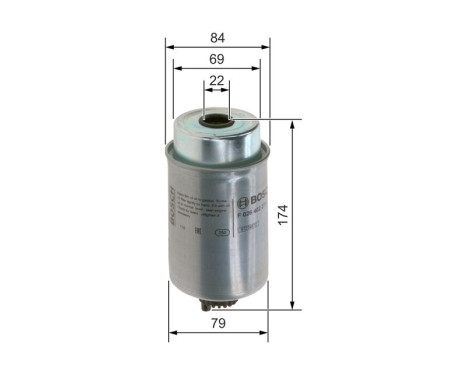 Fuel filter N2271 Bosch, Image 5