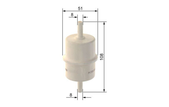 Fuel filter N2351 Bosch, Image 5