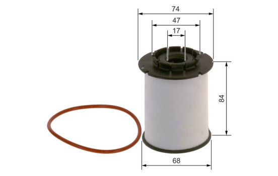 Fuel filter N2356 Bosch, Image 5