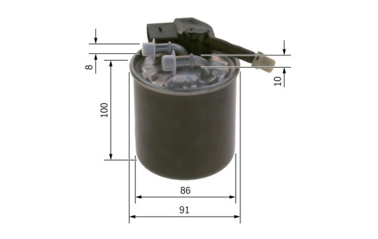 Fuel filter N2839 Bosch, Image 5