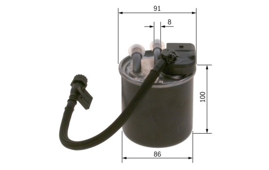 Fuel filter N2841 Bosch, Image 5