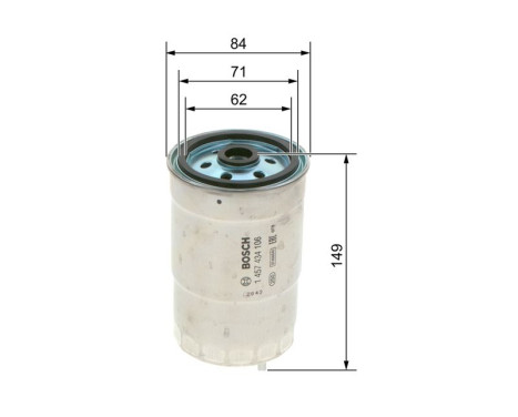 Fuel filter N4106 Bosch, Image 6