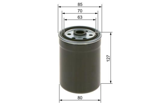 Fuel filter N4154 Bosch, Image 5