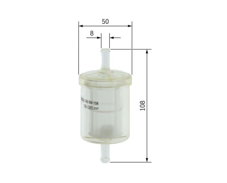 Fuel filter N4158 Bosch, Image 5