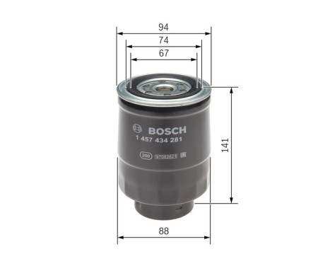 Fuel filter N4281 Bosch, Image 2
