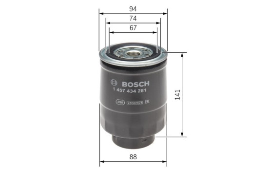 Fuel filter N4281 Bosch, Image 2