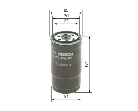 Fuel filter N4324 Bosch, Image 3