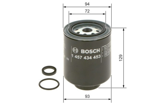 Fuel filter N4453 Bosch, Image 5