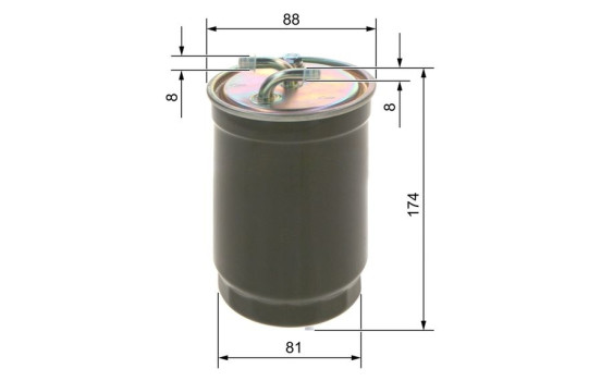 Fuel filter N6172 Bosch, Image 5