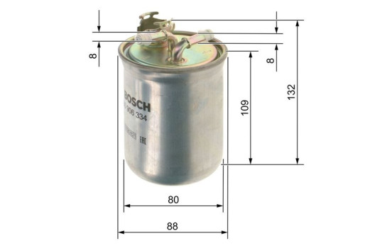 Fuel filter N6334 Bosch, Image 6