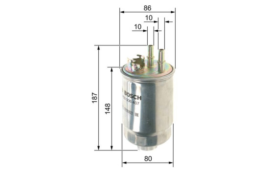Fuel filter N6407 Bosch, Image 2