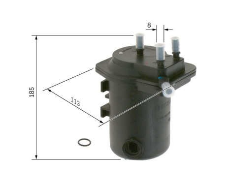 Fuel filter N7008 Bosch, Image 6