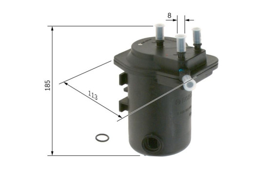 Fuel filter N7008 Bosch, Image 6