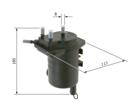 Fuel filter N7011 Bosch, Image 5
