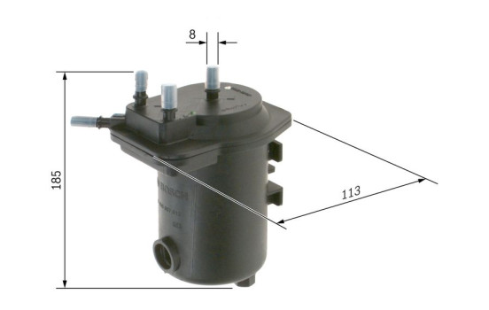 Fuel filter N7012 Bosch, Image 5