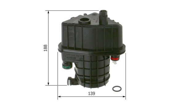 Fuel filter N7016 Bosch, Image 6