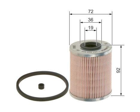 Fuel filter N9656 Bosch, Image 6