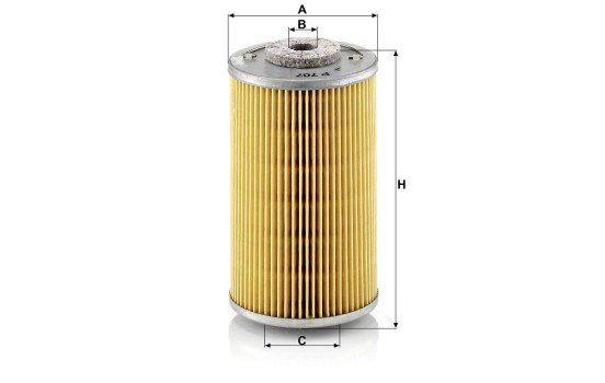 Fuel filter P 707 Mann, Image 2