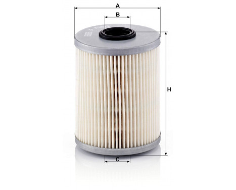 Fuel filter P 733/1 x Mann, Image 2