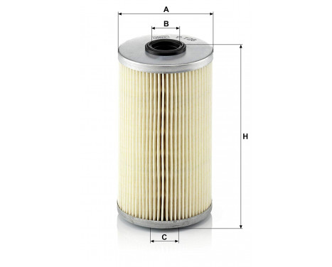 Fuel filter P726X Mann, Image 2