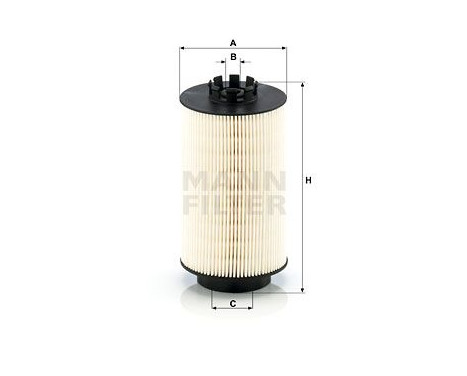 Fuel filter PU 10 008 x MANN-FILTER