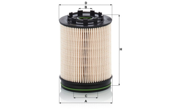 Fuel filter PU 10 023/1 z KIT MANN-FILTER, Image 2