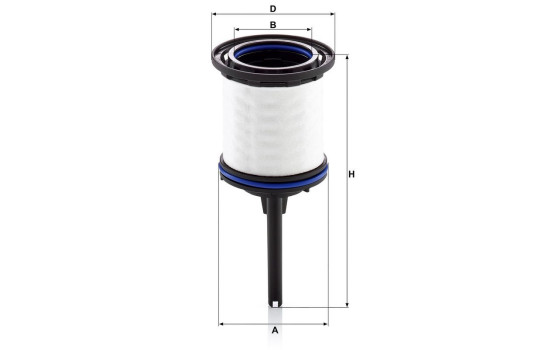 Fuel filter PU 7008 z KIT MANN-FILTER, Image 2
