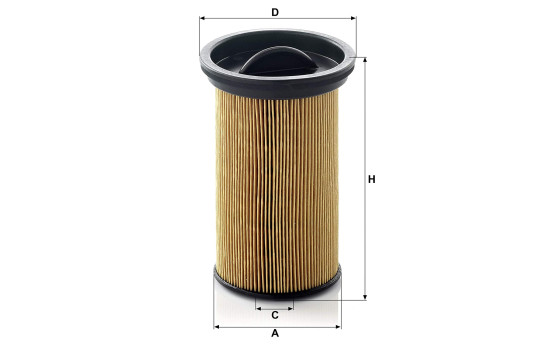 Fuel filter PU 742 MANN-FILTER, Image 3