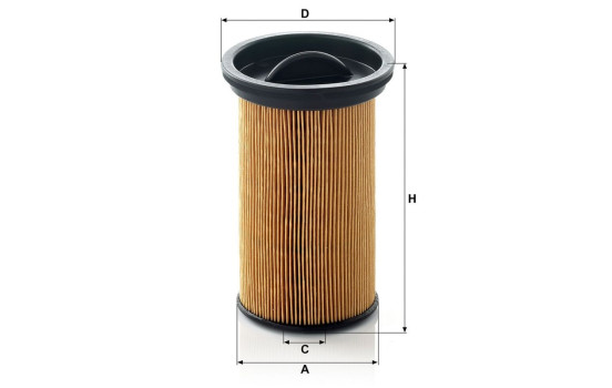 Fuel filter PU 742 MANN-FILTER, Image 5