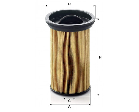Fuel filter PU 742 Mann, Image 3