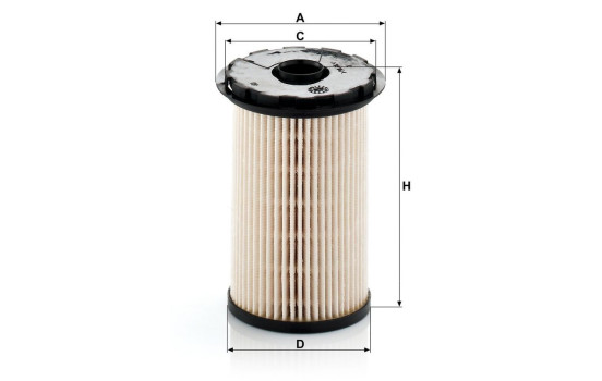 Fuel filter PU7002X MANN-FILTER, Image 4