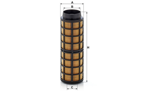 Fuel filter PU7017Z MANN-FILTER, Image 3