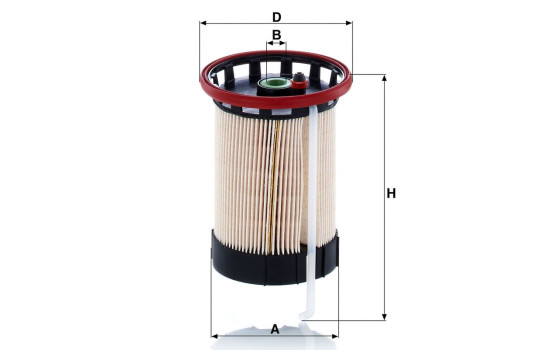 Fuel filter PU8015 Mann, Image 3