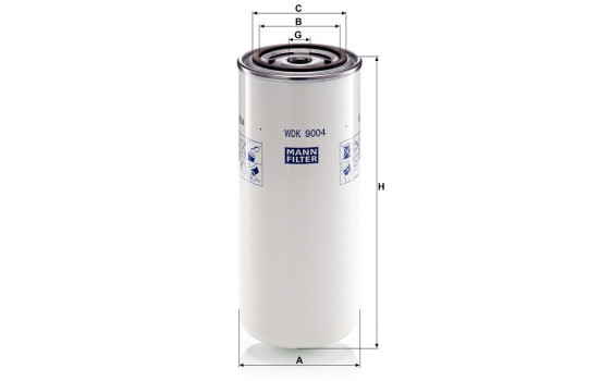 Fuel filter WDK 9004 Mann, Image 2