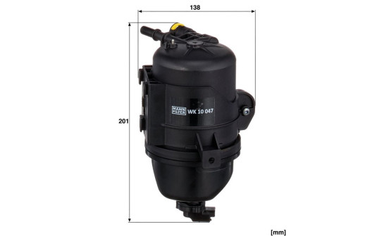 Fuel filter WK 10 047 Mann, Image 2