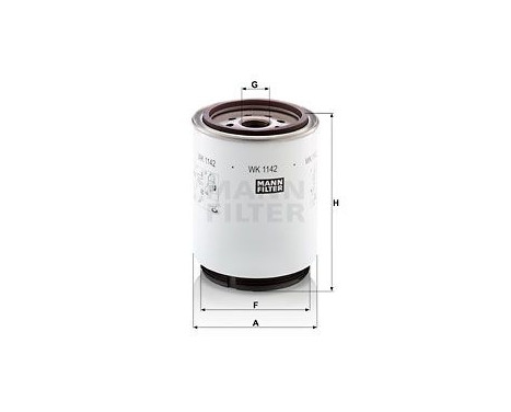 Fuel filter WK 1142 x Mann