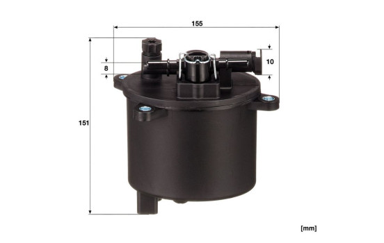 Fuel filter WK 12 001/1 MANN-FILTER, Image 2