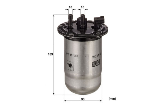 Fuel filter WK 12 009 MANN-FILTER, Image 2