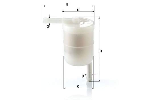 Fuel filter WK 42/12 Mann, Image 5