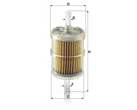 Fuel filter WK 42/2 Mann, Image 2
