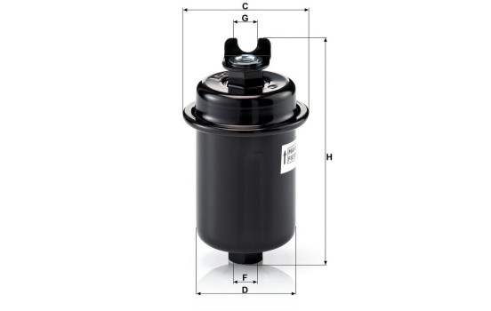Fuel filter WK 612/4 MANN-FILTER, Image 3