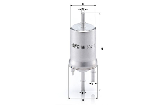 Fuel filter WK 69/2 Mann, Image 5