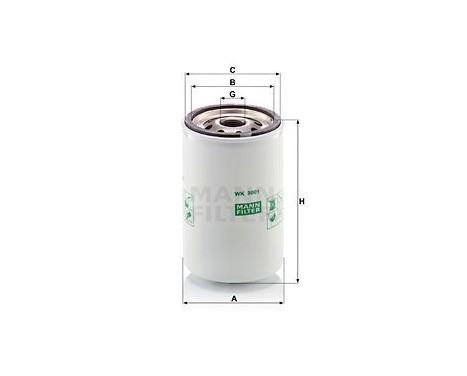 Fuel filter WK 8001 Mann