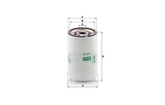 Fuel filter WK 8001 Mann