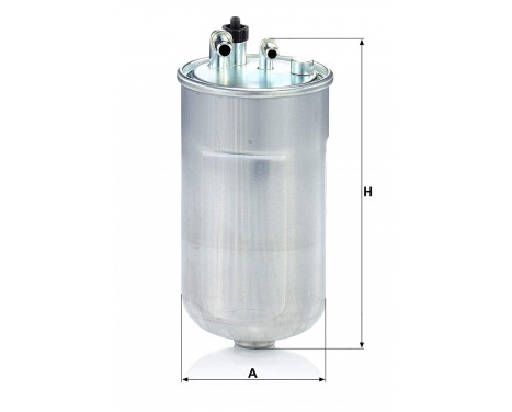 Fuel filter WK 8021 Mann, Image 2
