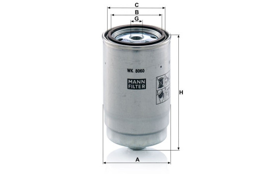 Fuel filter WK 8060 z Mann, Image 2