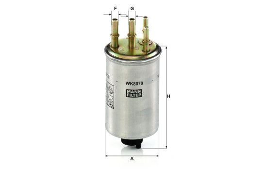 Fuel filter WK 8078 Mann, Image 2