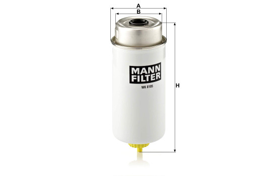 Fuel filter WK 8105 MANN-FILTER, Image 2