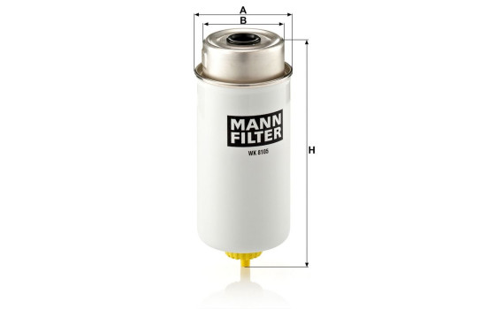 Fuel filter WK 8105 MANN-FILTER, Image 4
