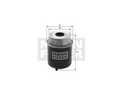 Fuel filter WK 8127 MANN-FILTER